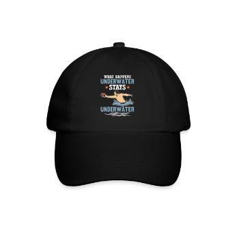 Water Polo Wasserball - Baseball Cap - black/black - Front
