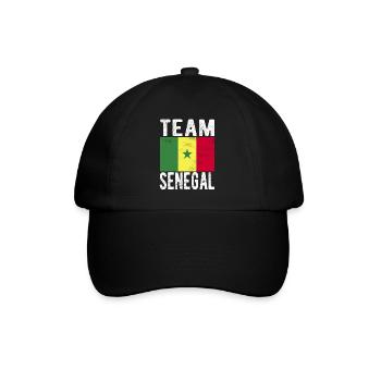 Drapeau du Sénégal - Casquette classique - noir/noir - Devant