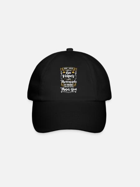 Ne plaisantez pas avec un apiculteur chemise apiculteur - Casquette classique - noir/noir