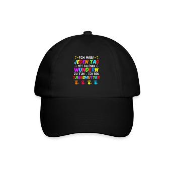 I deal with miracles every day childminder - Baseball Cap - black/black - Front