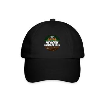 Bûcheron Chemise Tronçonneuse Tronçonneuse Scie - Casquette classique - noir/noir - Devant