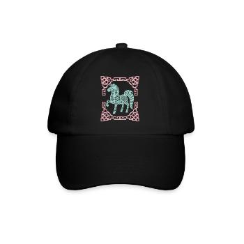 Year of the Horse, Chinese Horoscope China - Baseball Cap - black/black - Front