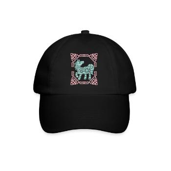 Année du Cheval, horoscope chinois Chine - Casquette classique - noir/noir - Devant