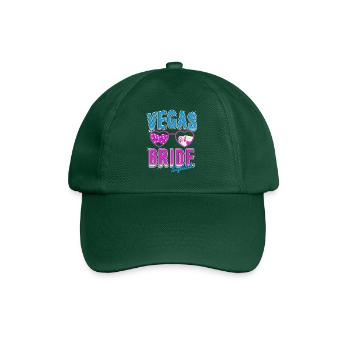 Mignon Retro Vegas Bride Squad Vegas T-shirt de mariage - Casquette classique - vert bouteille - Devant