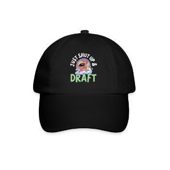 Tais-toi et drafte Fantasy Football Sport - Casquette classique - noir/noir - Devant