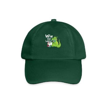 Dragon like the last unicorn eats dragon - Baseball Cap - bottle green - Front