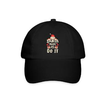 Le Père Noël vous regarde - Casquette classique - noir/noir - Devant