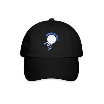 I Love Astronomy Astronaut Space Rocket - Baseball Cap - black/black - Front