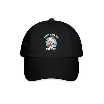 Halloween Scary Christmas Horror Fan Scary Snowman - Baseball Cap - black/black - Front