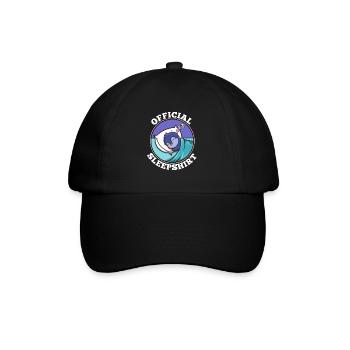 Official sleepshirt penguin - Baseball Cap - black/black - Front