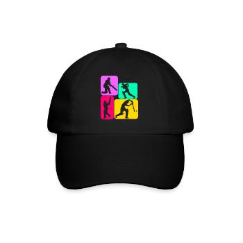 Cricket Cricketball Cricketers - Casquette classique - noir/noir - Devant
