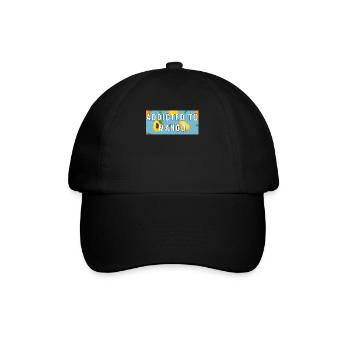 Addicted to Mango's favorite fruit pattern Summer - Baseball Cap - black/black - Front