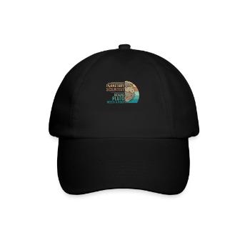 Vintage Planetary Science Astronomy For A Planet - Baseball Cap - black/black - Front