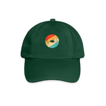 Souris Retro Heartbeat - Casquette classique - vert bouteille - Devant