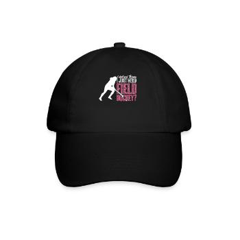 Bâtons de hockey sur gazon - Casquette classique - noir/noir - Devant