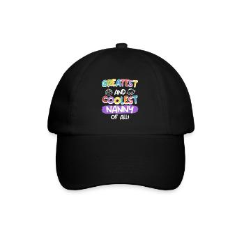Vous êtes la meilleure et la plus cool assistante maternelle - Casquette classique - noir/noir - Devant