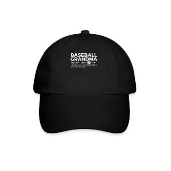 Baseball for Baseball Players - Baseball Cap - black/black - Front
