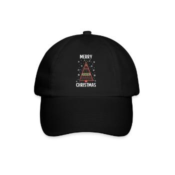 Joyeux Noël Drôle de Chemise de Noël - Casquette classique - noir/noir - Devant