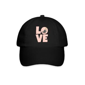 Cockatiel Cockatiel Cockatoo Perroquet Oiseau Cadeau - Casquette classique - noir/noir - Devant