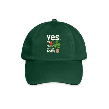 Yes All Over My Face Daddy Gardener - Baseball Cap - bottle green - Front