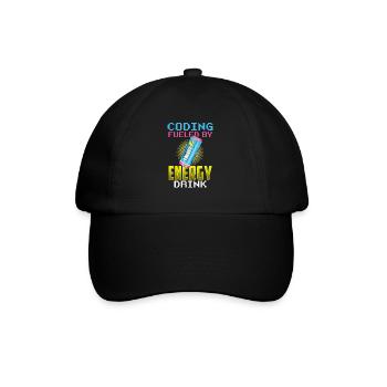 Programmation avec le code de codage Energydrinks Coder - Casquette classique - noir/noir - Devant