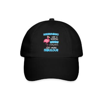 Flamingo Nannymingo seulement beaucoup mieux assistante maternelle - Casquette classique - noir/noir - Devant