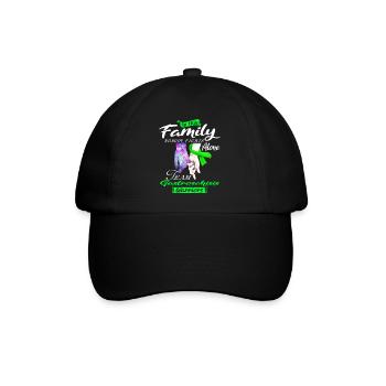 Dans cette famille, personne ne lutte seul Gastroschisis - Casquette classique - noir/noir - Devant
