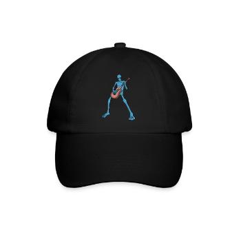 Alien Guitarist Guitar Astronaut Extraterrestrial - Baseball Cap - black/black - Front