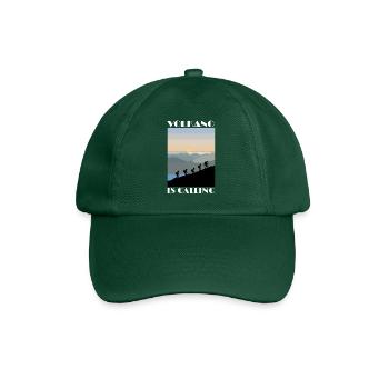 Le volcan appelle la migration de la lave le magma de feu de montagne - Casquette classique - vert bouteille - Devant
