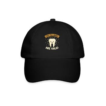 Mes garnitures sont des chemises valides - Casquette classique - noir/noir - Devant