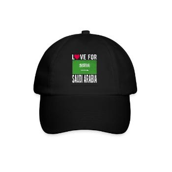 Saudi Arabia flag - Baseball Cap - black/black - Front