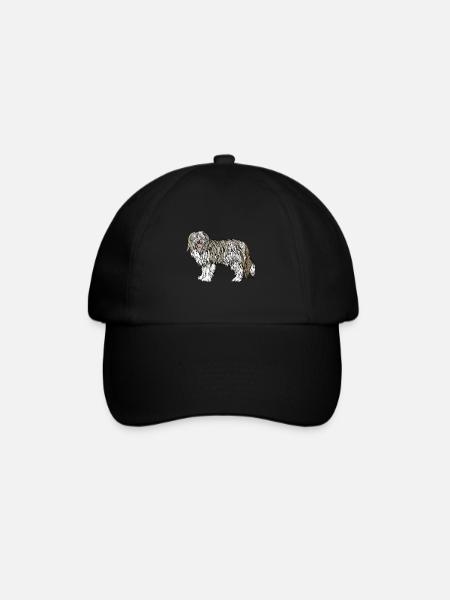 Hund - Baseballkappe - Schwarz/Schwarz