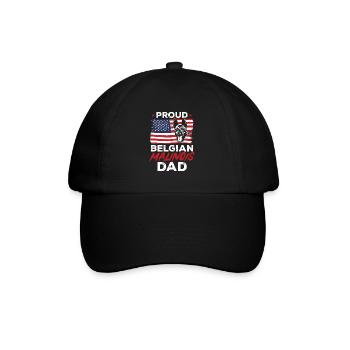 Malinois Belgian Shepherd Mechelaar Dog - Baseball Cap - black/black - Front