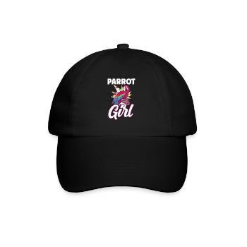 Perroquet Fille Mignon Animal Perroquets Pet - Casquette classique - noir/noir - Devant