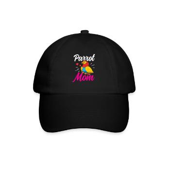 Perroquet Mama Mignon Animal de compagnie Perroquets - Casquette classique - noir/noir - Devant