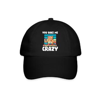 You Bake Me Crazy Baking Gift - Casquette classique - noir/noir - Devant