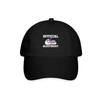 Chemise de nuit officielle Schnauzer - Casquette classique - noir/noir - Devant