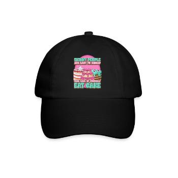 Citation Sweet Tooth Cake Bakery - Casquette classique - noir/noir - Devant