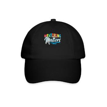 Mentoring Matters Coach Mentor Motivational - Baseball Cap - black/black - Front