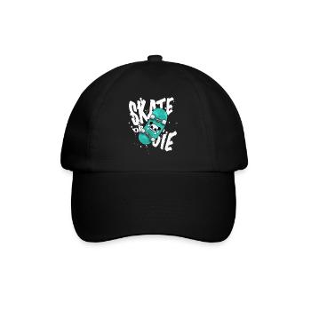 Skater Shirt SKATE OR DIE Skateboard Board - Baseball Cap - black/black - Front