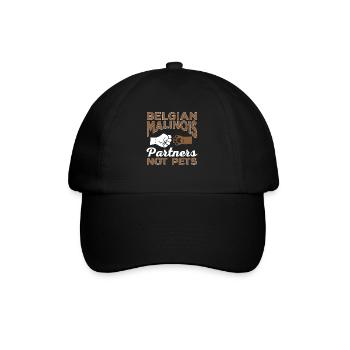 Malinois Belgian Shepherd Mechelaar Dog - Baseball Cap - black/black - Front