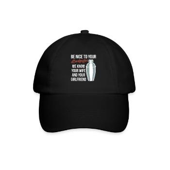 Be Nice To You Bartender Shirt Gift Bartender - Casquette classique - noir/noir - Devant