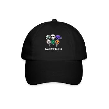 Cake Pop Dealer Cake Gift - Baseball Cap - black/black - Front