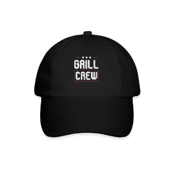 Grill Crew - Baseball Cap - black/black - Front