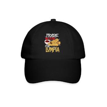 Trade My Sister For Lumpia - Baseball Cap - black/black - Front