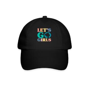 Laisse aller les filles Jga Femmes - Casquette classique - noir/noir - Devant