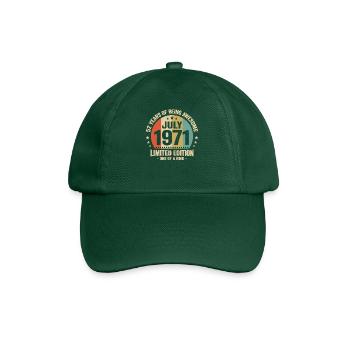 Juli 1971 52 Jahre Jubiläumsgeschenk - Baseballkappe - Flaschengrün - Vorne