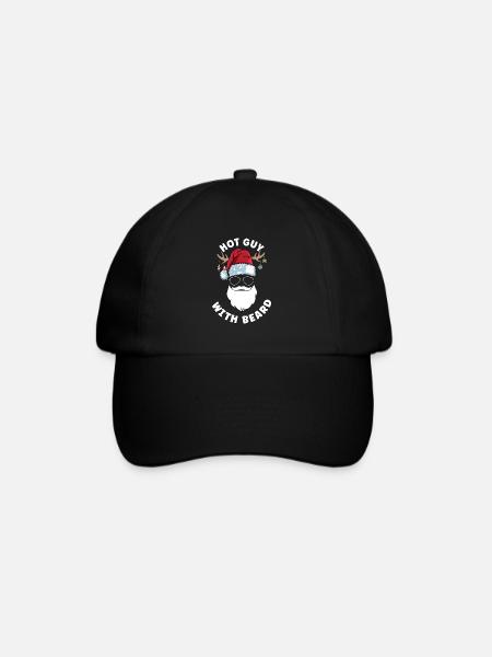 barbe typographique Porteur de barbe de Noël - Casquette classique - noir/noir