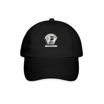 Stand de chasseur à distance sociale hobby hunter nature - Casquette classique - noir/noir - Devant