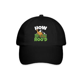 How Roo'd Kangaroo Wildlife Animal Australia - Baseball Cap - black/black - Front